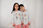 I am with my sister Pajama