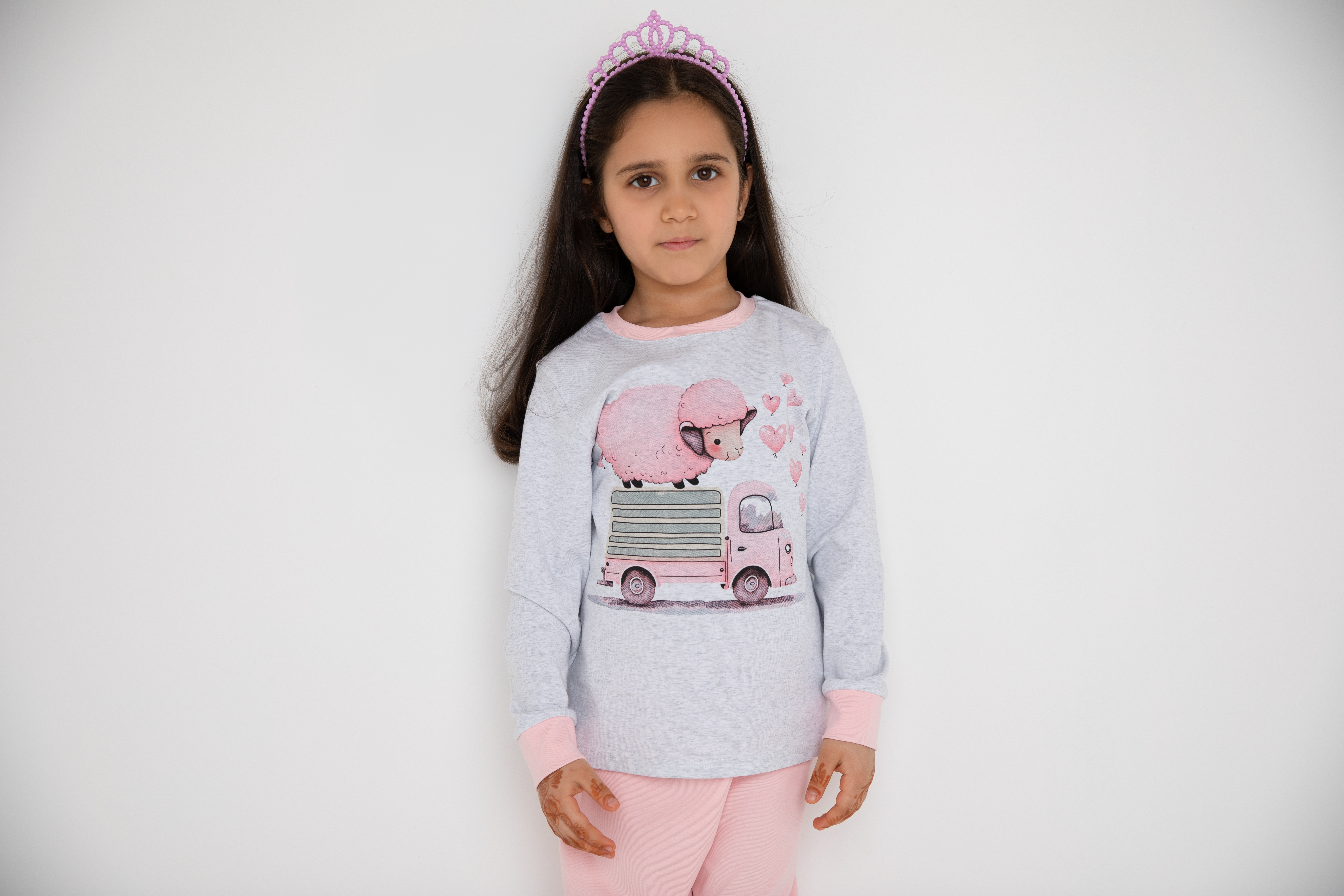 094A3991 بجاما سيارة الأحلام الوردية - الصورة 1