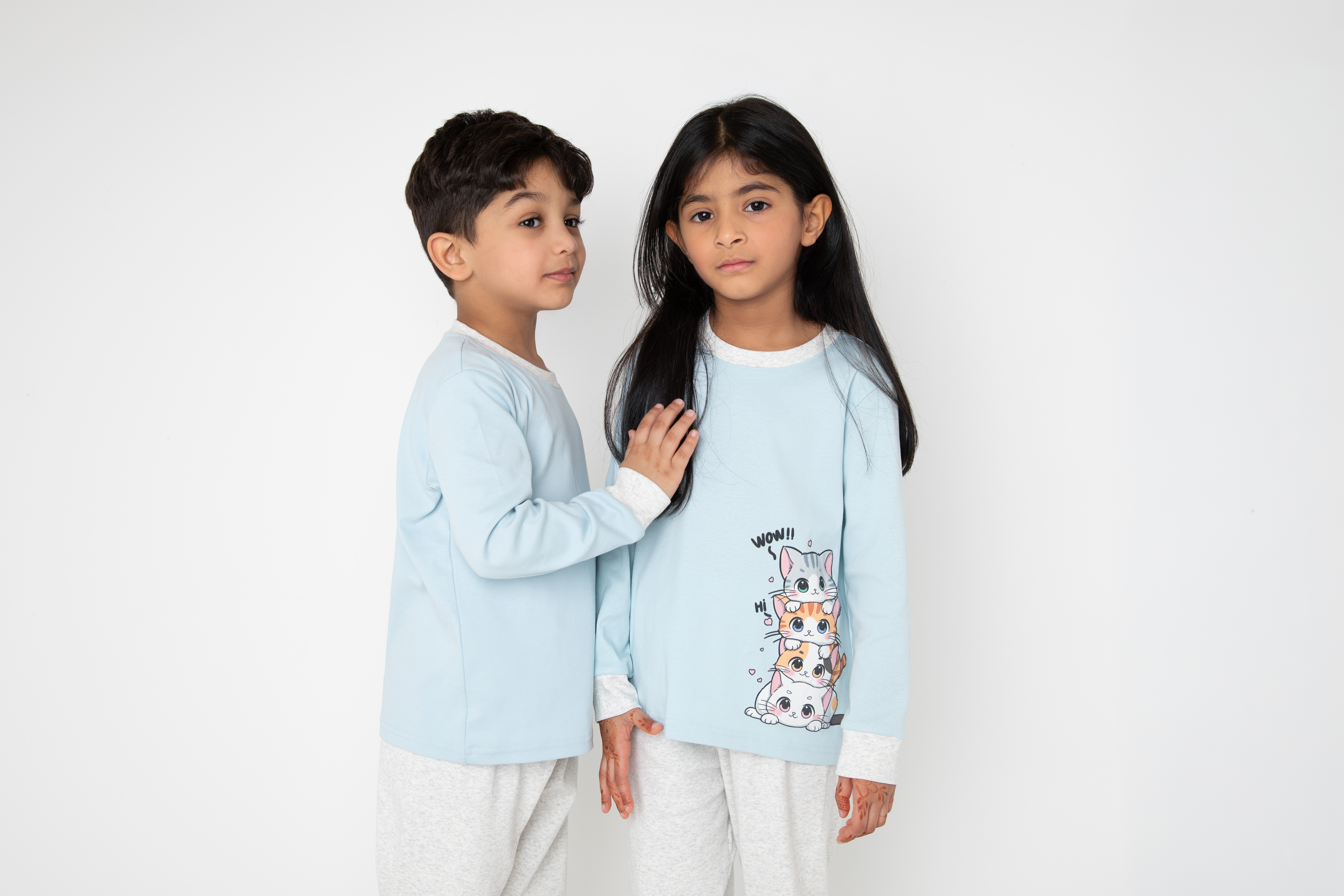 094A5139 Kitty Stack Pajama - الصورة 1